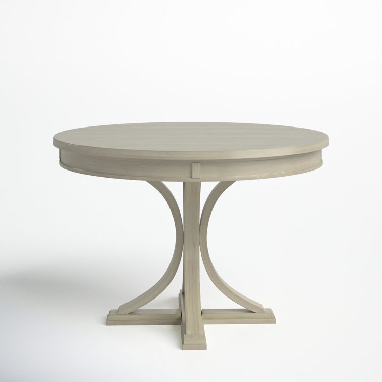 Helena Round Wood Pedestal Dining Table & Reviews Birch Lane